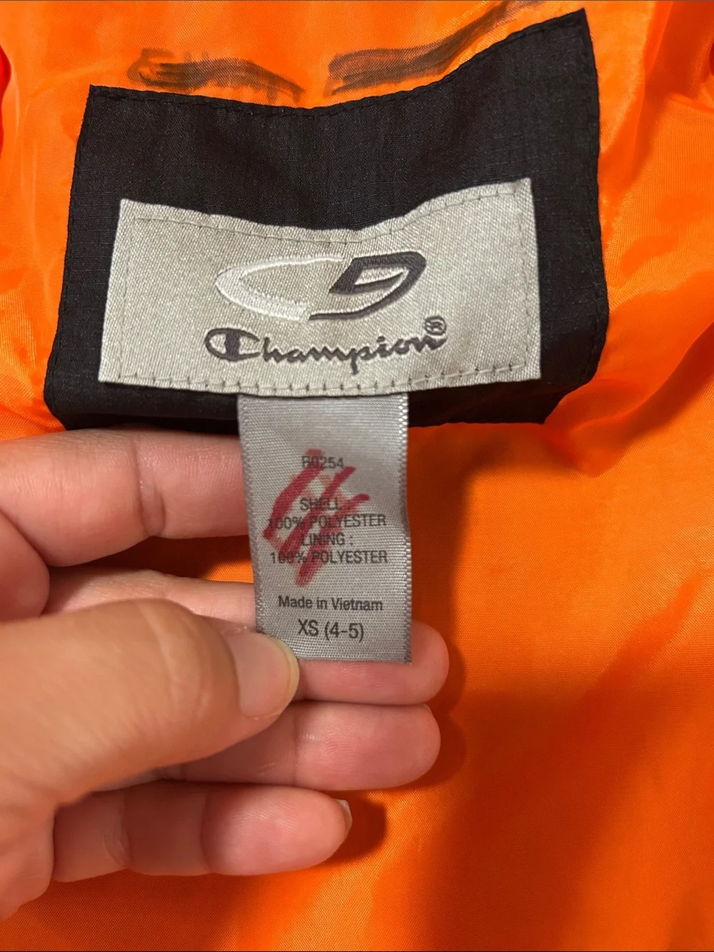 Champion Boy’s Gray Windbreaker Jacket Size XS (4/5)